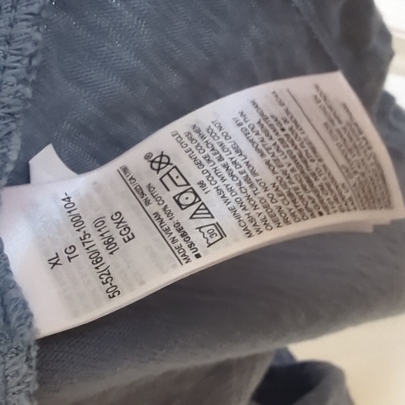 GAP TIERED TANK SLATE BLUE XL - Picture 6 of 7